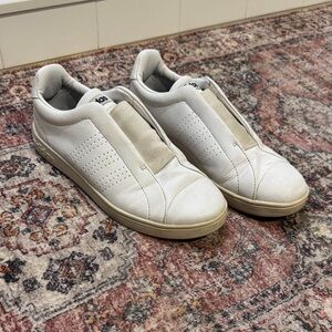 Adidas Valclean Adpt women’s white Leather Slip-On Sneakers size 7 1/2